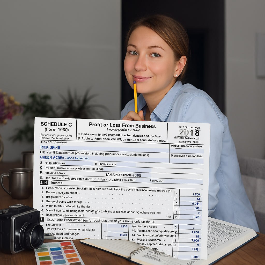 Self-Employment & Business Tax Preparation 1060 form