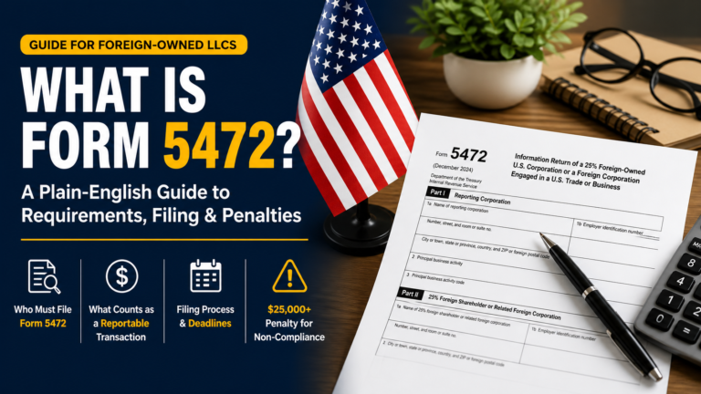 What Is Form 5472? A Plain-English Guide for Foreign-Owned LLCs