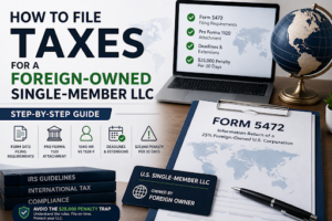 foreign owned single member llc tax