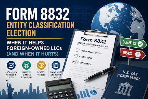 Form 8832 Entity Classification Election: When It Helps Foreign-Owned LLCs (And When It Hurts)