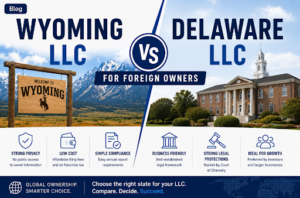 Wyoming vs Delaware LLC for Foreign Owners