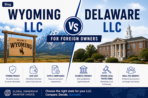 Wyoming vs Delaware LLC for foreign owners